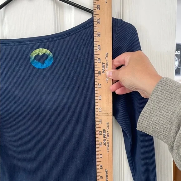 Aero Graphic Long Sleeve Shirt - Blue - Picture 6 of 7